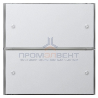 Сенсорный выключатель 3 Komfort, 2-клавишный Gira KNX/EIB F100 Белый глянцевый