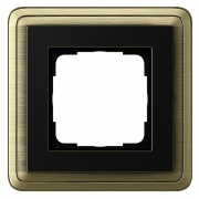 Рамка 1-ая Gira ClassiX Бронза/Черный