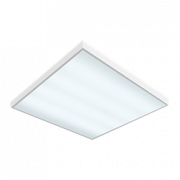 Светодиодный светильник "ВАРТОН" офисный накладной 595*595*50мм 27 ВТ 4000К