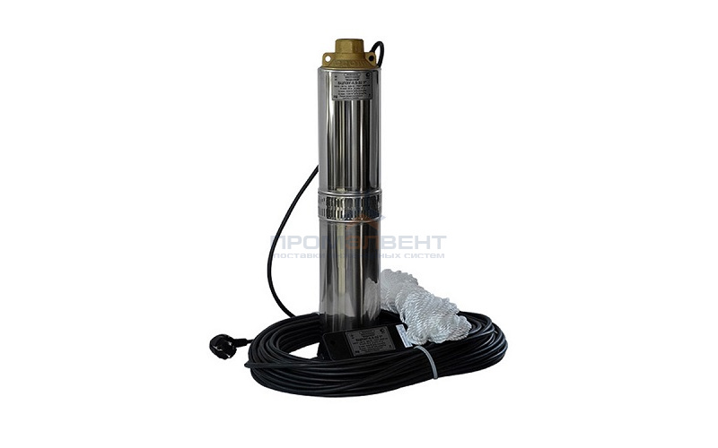 Насос скважинный Водолей БЦПЭ 0,5-16 У (0,4 кВт, Qmax 1,8 м³/ч, Hmax 27 м, кабель 16 м)
