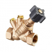 Вентиль запорный Oventrop Hydrocontrol ATR - Ду10 (ВР/ВР, PN25, с отверстиями для измерений)