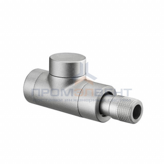 Вентиль на обратную подводку проходной Oventrop Combi E - Ду15 (цвет никелированный)