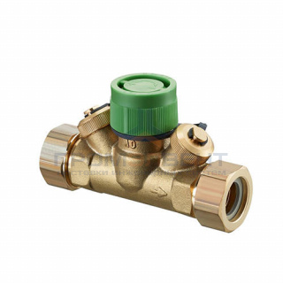 Вентиль регулирующий с накидной гайкой Oventrop Hycocon HTZ - Ду32 (1"1/4НР-1"1/4НР)