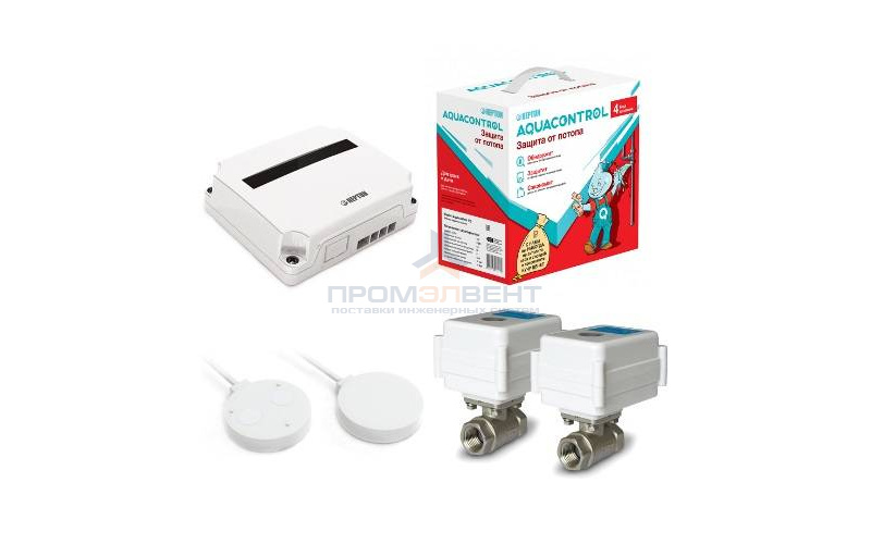 Комплект защиты от протечек воды Neptun Aquacontrol - 1/2