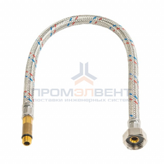 Подводка под смеситель гибкая STOUT (Смеситель/Гайка) - M10(35мм) x 1/2", длина400 мм