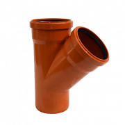 Тройник SINIKON НПВХ 500/400x45