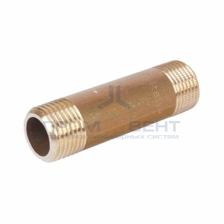 Удлинитель резьбовой STOUT - 1"1/4 длина 130 мм (НР/НР, латунь без покрытия)