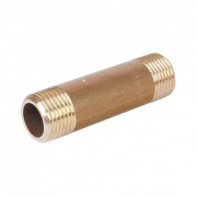 Удлинитель резьбовой STOUT - 2" длина 250 мм (НР/НР, латунь без покрытия)