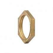 Гайка стопорная без фланца ELSEN METALIT EBF24 - 1" (резьбовая, латунь без покрытия)