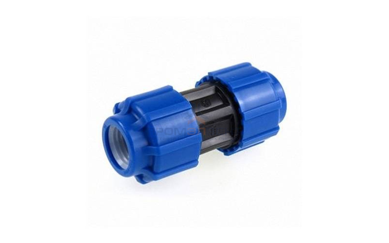 Муфта Политэк - 50 (винтовая, для труб ПНД)