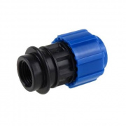 Переход на внутреннюю резьбу Политэк - 25 x 1" (винтовой, для труб ПНД)