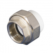 Переход на внутреннюю резьбу разъемный KALDE - 75 x 2"1/2 (для полипропиленовых труб, цвет белый)