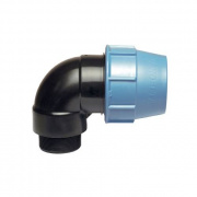 Переход на наружную резьбу угловой UNIDELTA 1008 - 110 x 4" (для труб ПНД, резьба пластиковая)