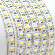 00-103 Светодиодная лента, 12В, 16,6Вт/м, smd2835, 100д/м, IP20, 1500Лм/м, Резка/1 Диод, ширина подложки 10мм, 5м, теплый белый