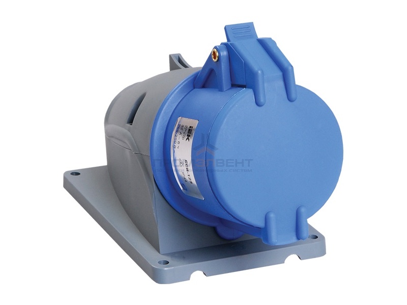 Розетка стационарная ССИ-123 32А-6ч/200-250В 2Р+РЕ IP44 MAGNUM ИЭК