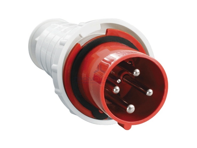 Вилка 034 3Р+РЕ 63А 380В IP54 ИЭК