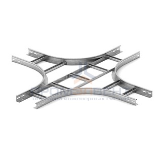 Крестообразный разветвитель для лестничного лотка НЛО 200х80х3000 OSTEC