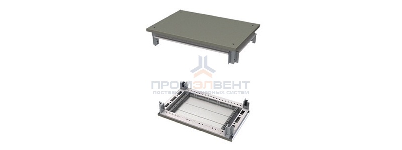 Комплект, крыша и основание, для шкафов CQE, 1000 x 500мм