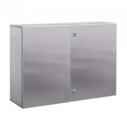 Навесной шкаф CE из нержавеющей стали (AISI 304), двухдверный, 1400 x 1000 x 300мм, с фланцем